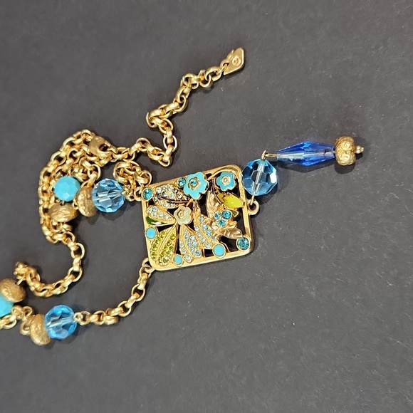 Swarovski genuine vintage bumblebee statement necklace - Picture 4 of 5